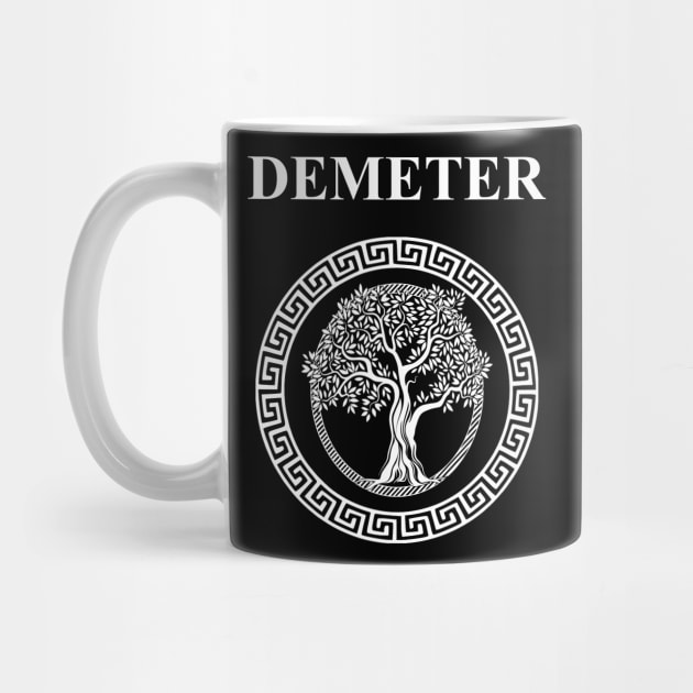 Demeter Greek Goddess of Fertility Growth and Life by AgemaApparel